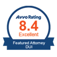 Avvo Rated 8.4 - Featured DUI Attorney